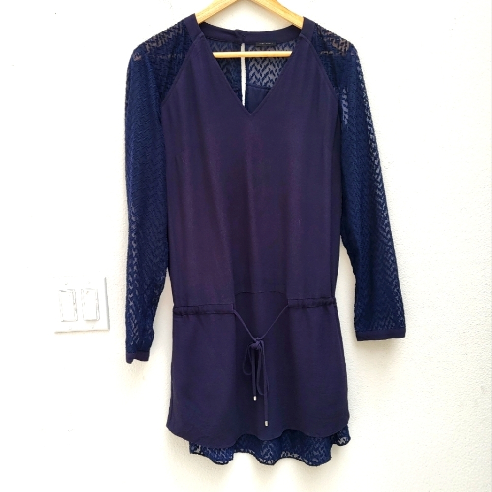 Elegant IKKS blue dress New with tags - Picture 3 of 10